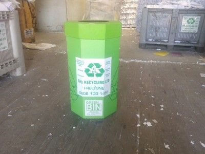 GHS green recycling box