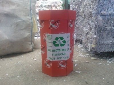 GHS red recycling box